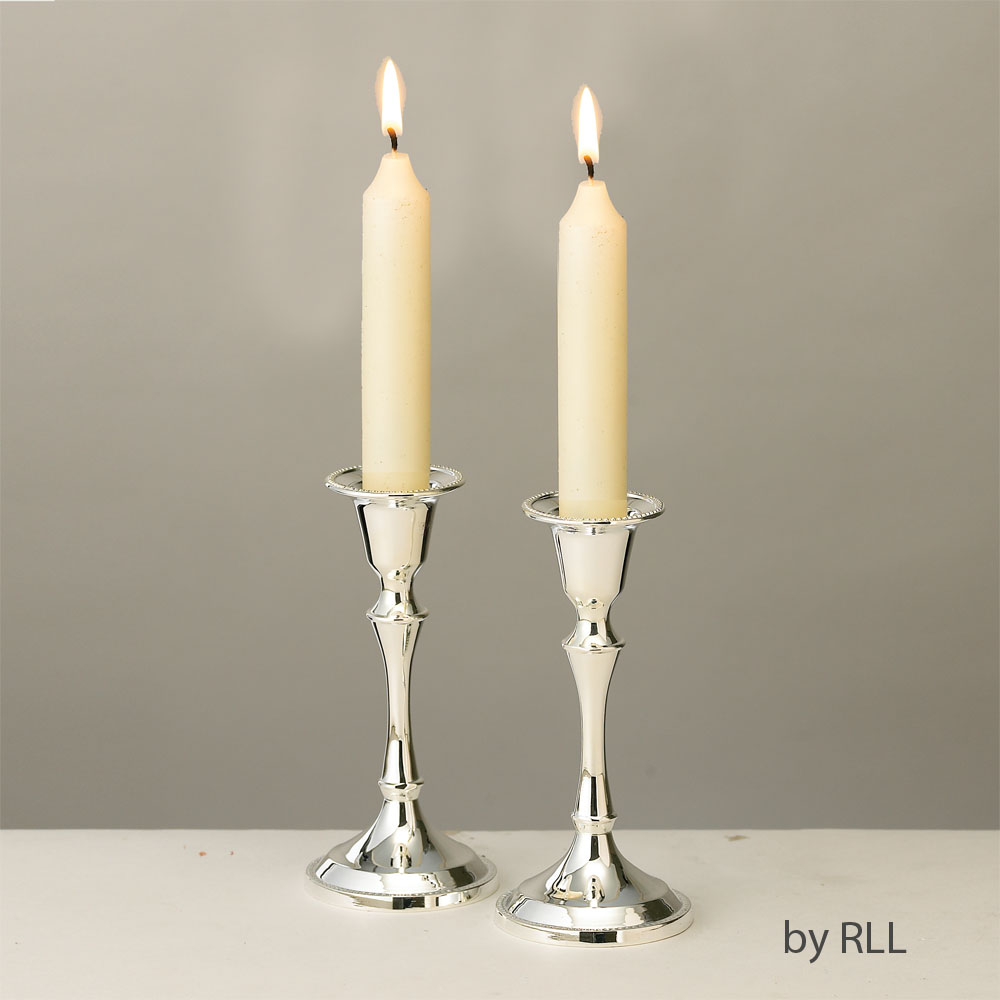 Set of 2 Silverplated Candlesticks