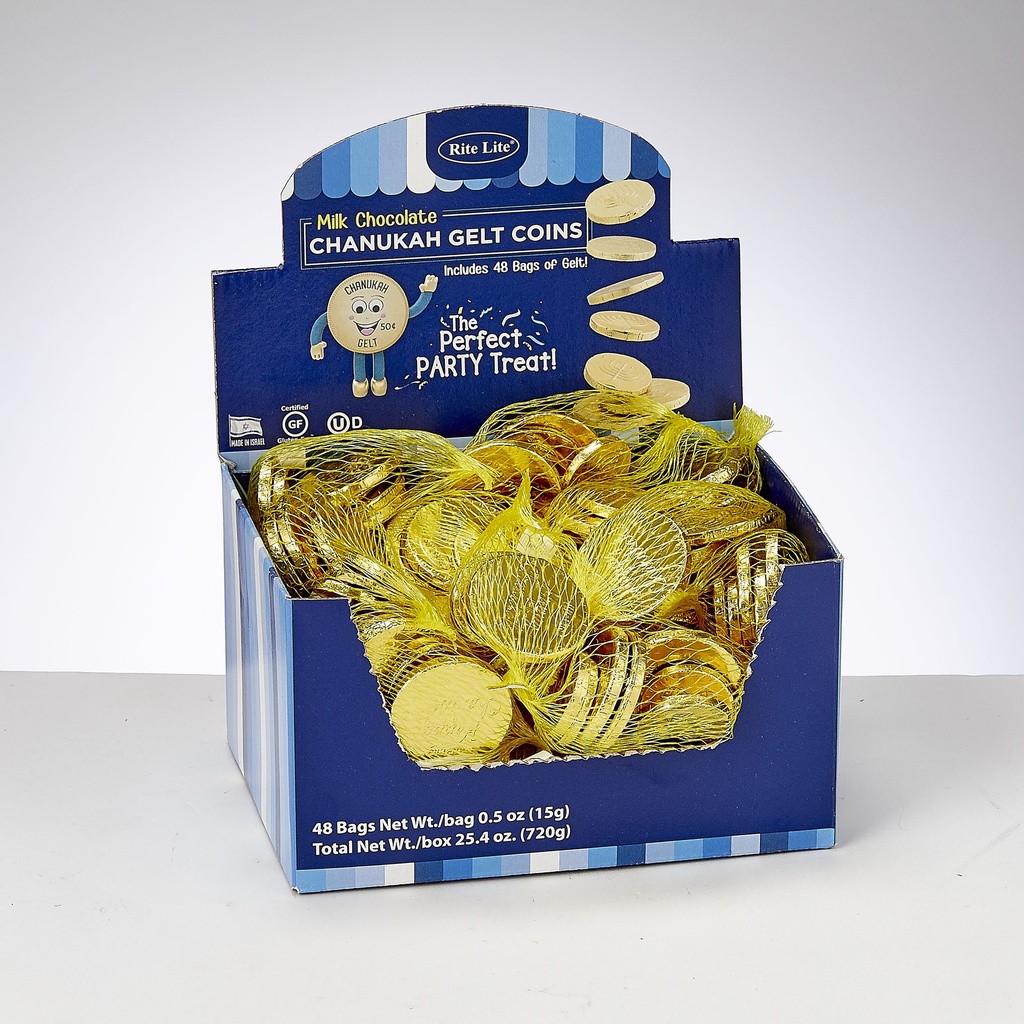 Chanukah Gelt Milk Chocolate Coins