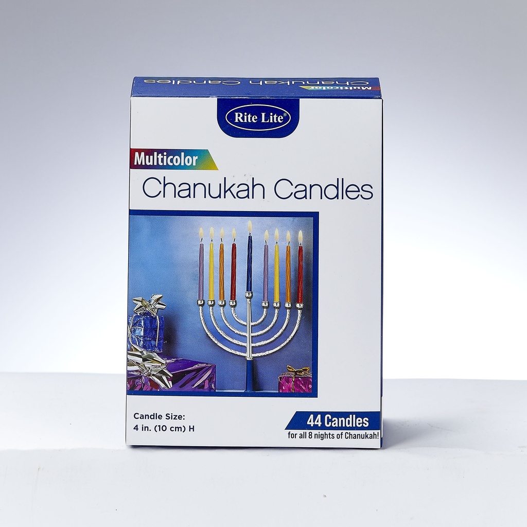 Chanukah Candles - Multicolored 