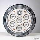"Seder Traditions" Melamine Seder Plate