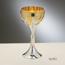 Tree of Life™ Kiddush Cup,Goldplated, Silverplated Stem