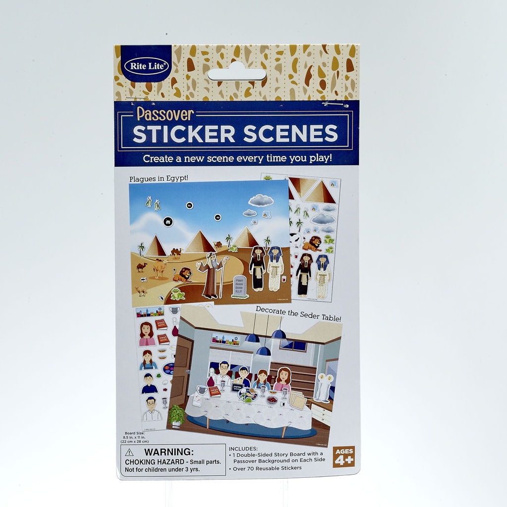 Passover Scene with Reusable Stickers