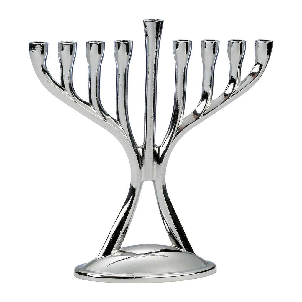 Silvertone Modern Mini Modern Menorah