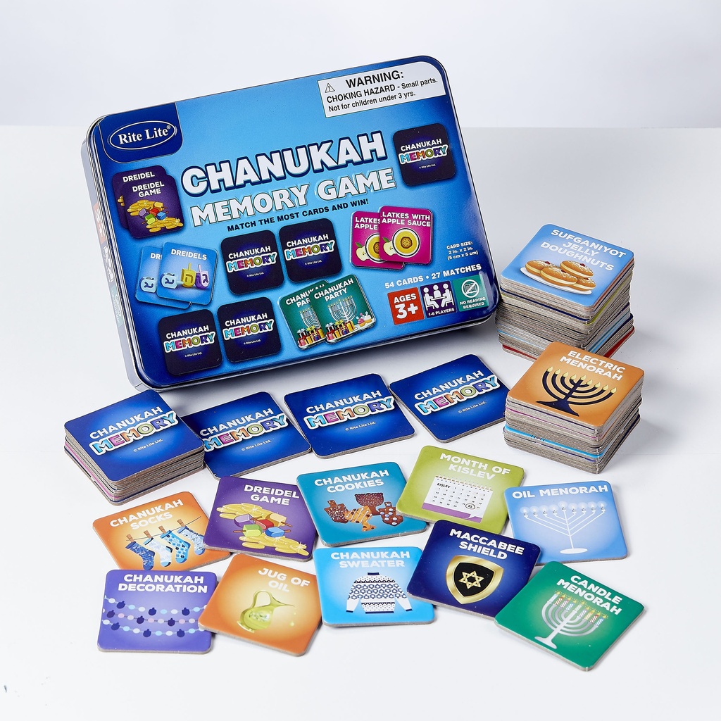 Chanukah Memory Game in Collectible Tin 