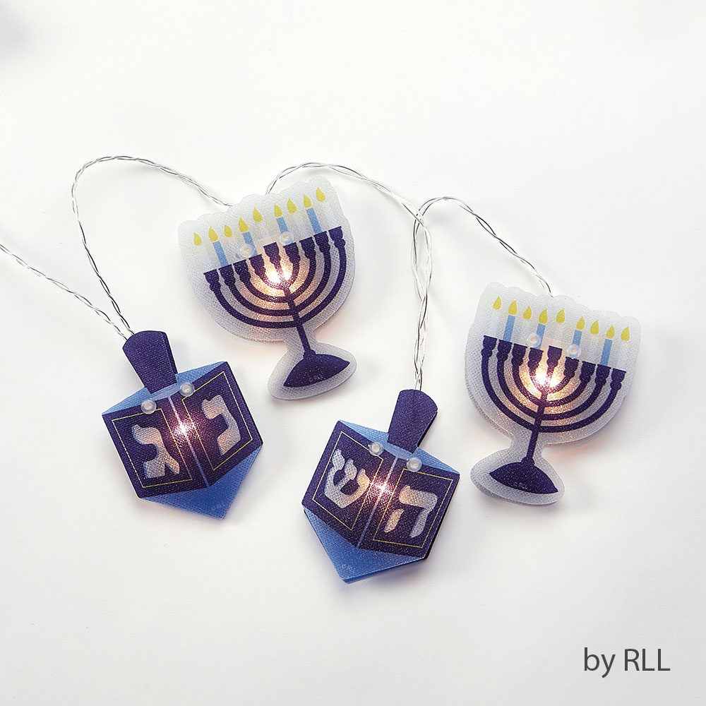 Battery Operated Chanukah Hologram Light Set 