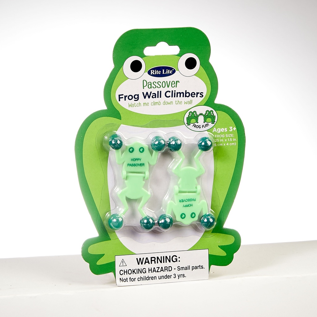 Set of 2 Passover Frog Wall Climbers