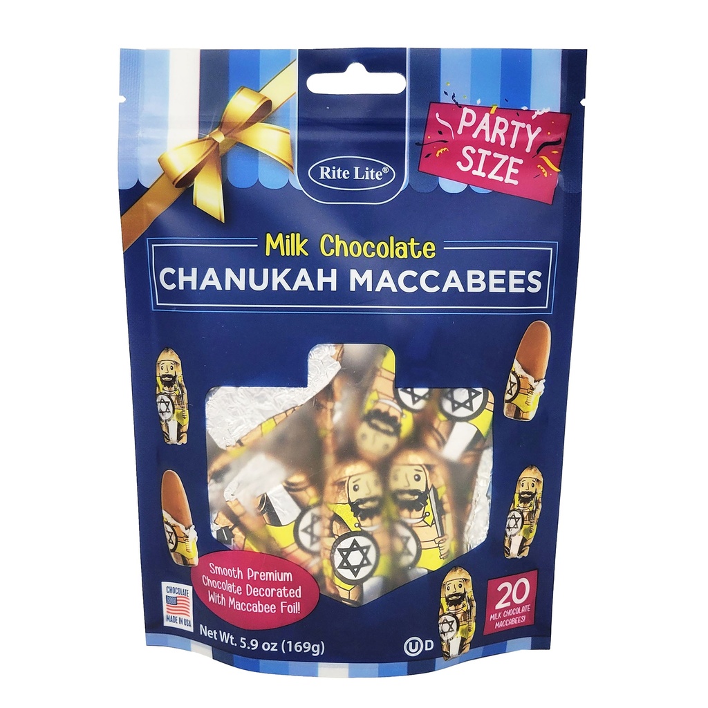 Milk Chocolate Chanukah Maccabees - Bag of 20