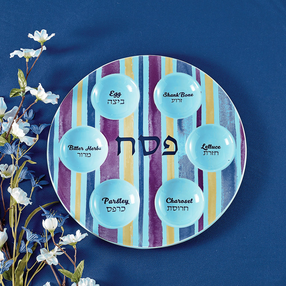 Joseph’s Coat Ceramic Seder Plate