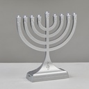 Silvertone “Dancing Lights” Musical Menorah 
