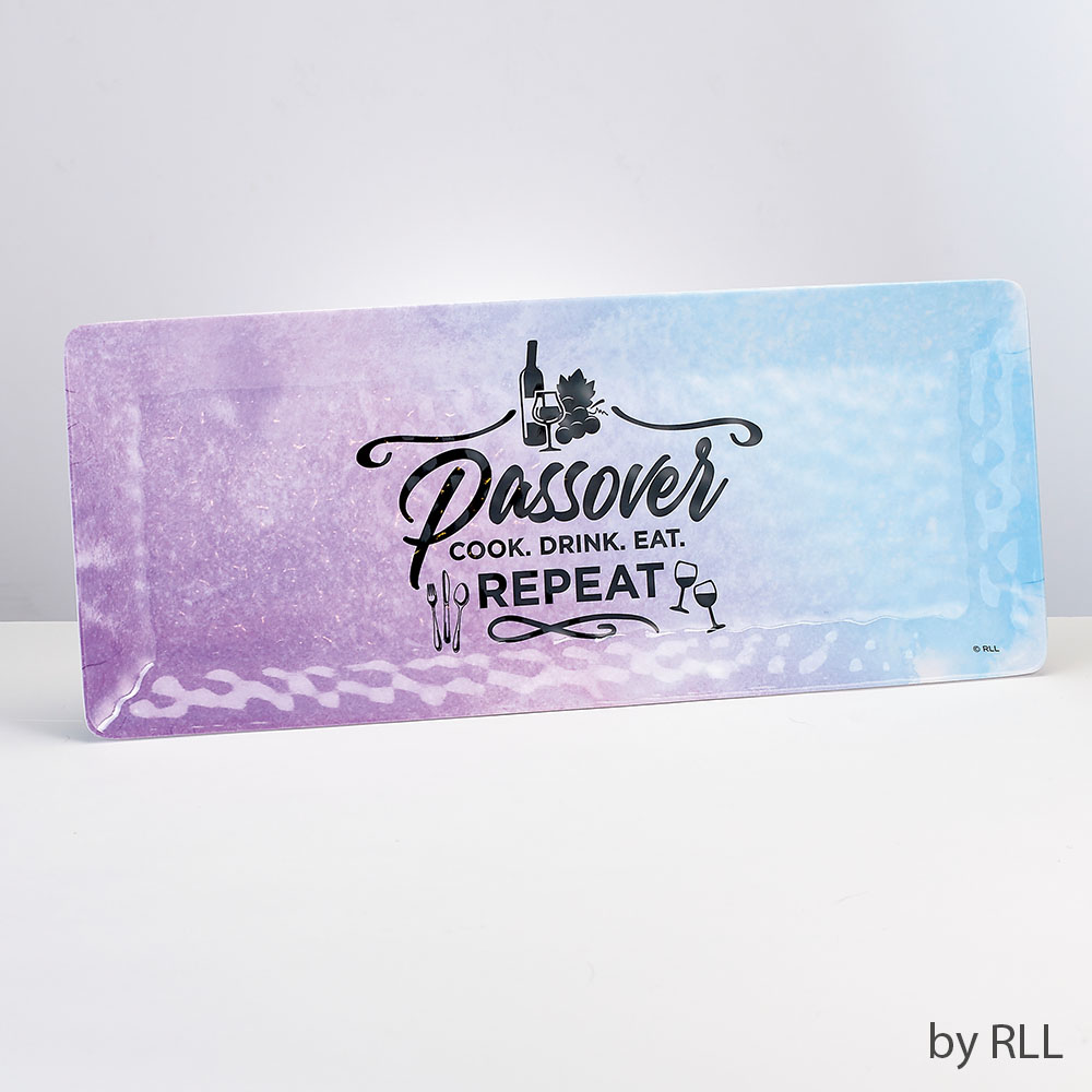 "Passover Splash" Rectangle Melamine Tray