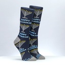 "Rambam Menorahs"  Adult Crew Socks