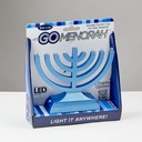 "Go Menorah"™ - Light It Anywhere - Metallic Blue