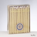Natural Hand-Dipped Chanukah Beeswax Candles 