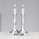 Low Voltage Incandescent Elec Shabbat Candles,w/ Bulbs