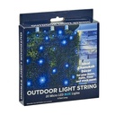 Outdoor Light String with 20 Micro LED Blue Lights