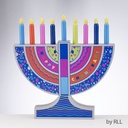 My Play Wood Menorah With Removable Wood Candles