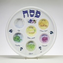 Printed Disposable  Seder Plate