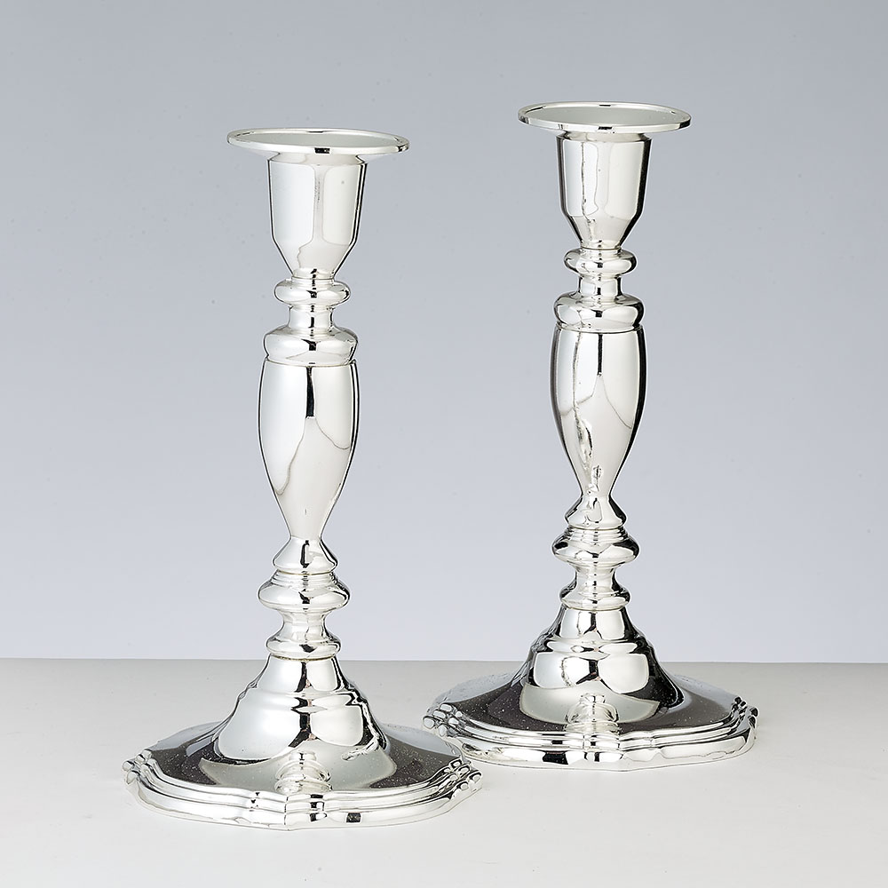 Set of 2 Silverplated Candlesticks
