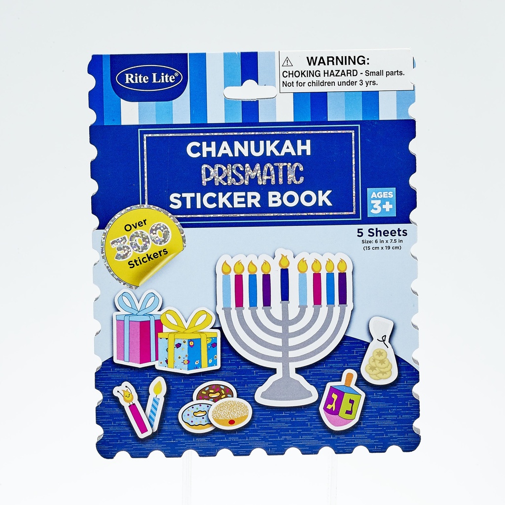 Chanukah Prismatic Sticker Book 