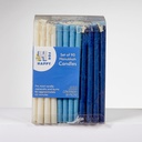 Blue & White Deluxe Chanukah Candles, Value Pack