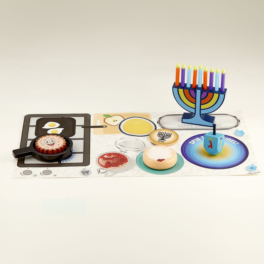 Chanukah Deluxe Wood Children's Play Set