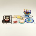 Chanukah Deluxe Wood Children's Play Set