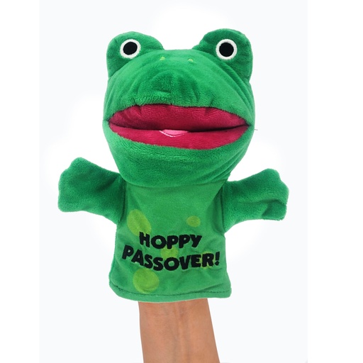 [TYPP-PUP-FROG] Passover Frog Hand Puppet - Plush