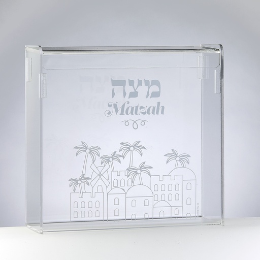 [PPBA-2] Acrylic Flip Top Matzah Box