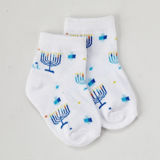 [TYN-SOCK-B] Chanukah Baby Socks