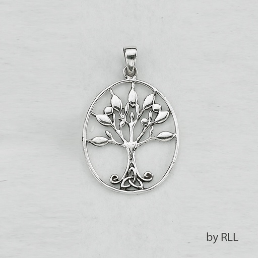 [JPE-7039]  1 "Tree of Life" Sterling Pendant   