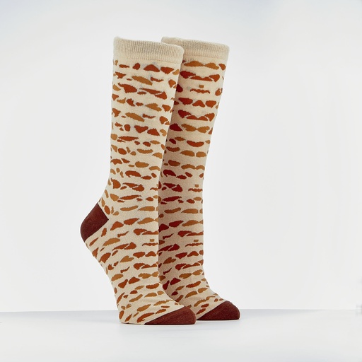 [TYPPN-SOCK-A5] Passover Matzah Pattern Adult Crew Sock