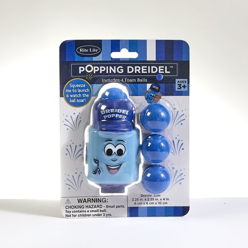 [DR-POP-2] Popping Dreidel™ With 4 Foam Balls