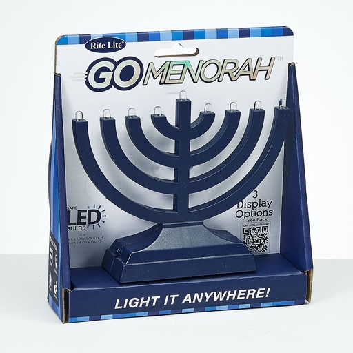 [JRN-600] "Go Menorah"™ - Light It Anywhere - Navy