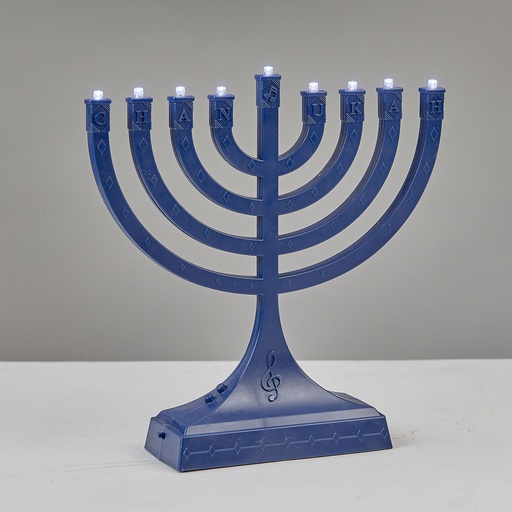 [JRN-800] Navy “Dancing Lights” Musical Menorah