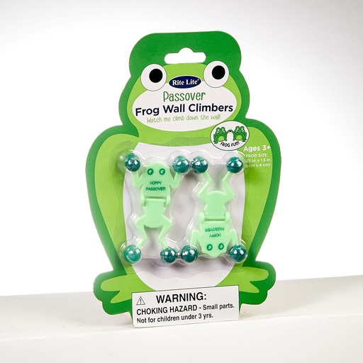 [TYPP-FROG-19] Set of 2 Passover Frog Wall Climbers