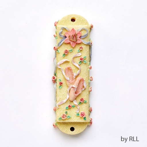 [ALMZ-486] Floral Ballet Shoes Mezuzah