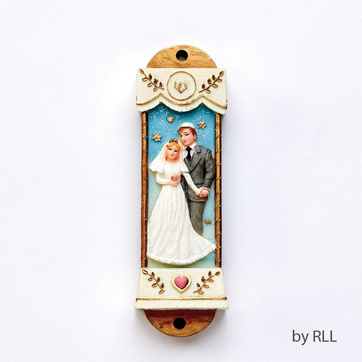 [ALMZ-505] Resin Wedding Mezuzah