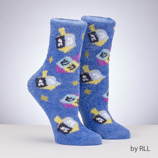 [TYN-SOCK-CZ1] Dreidels Kids Cozy Slipper Socks with Lurex
