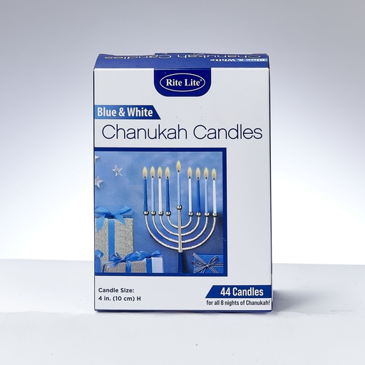 [C-2-BWN2] Chanukah Candles - Blue/White