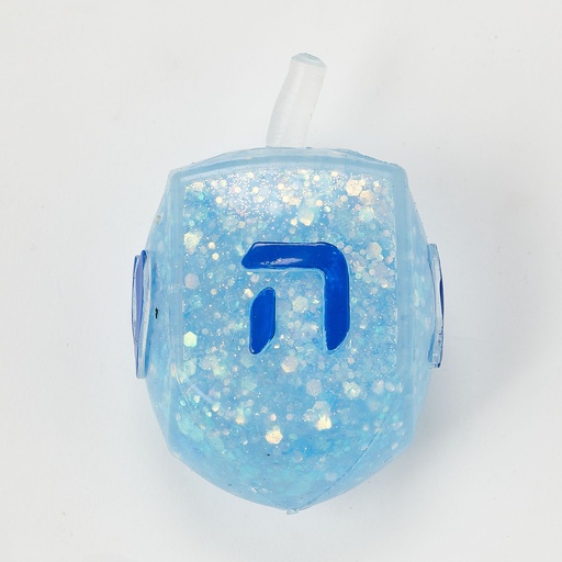 [DRN-2] Squish Dreidel™ Filled With Iridescent Glitter