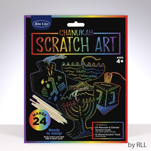 [TYK-SCRATCH-2] Chanukah Scratch Art