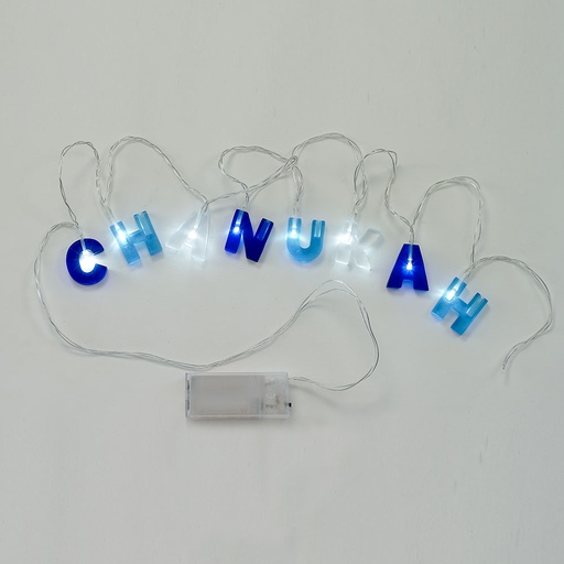 [B-HL-100] Battery Operated "CHANUKAH" String Light