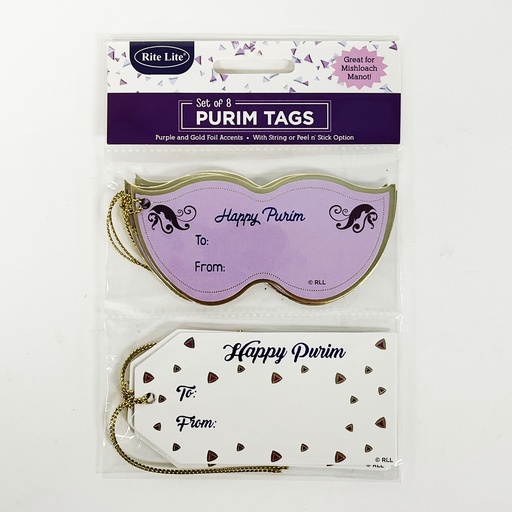 [PR-12242] Set of 8 Purim Tags