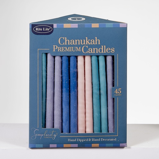 [C-10-SMP] Deluxe Chanukah Candles - Simplicity Colors