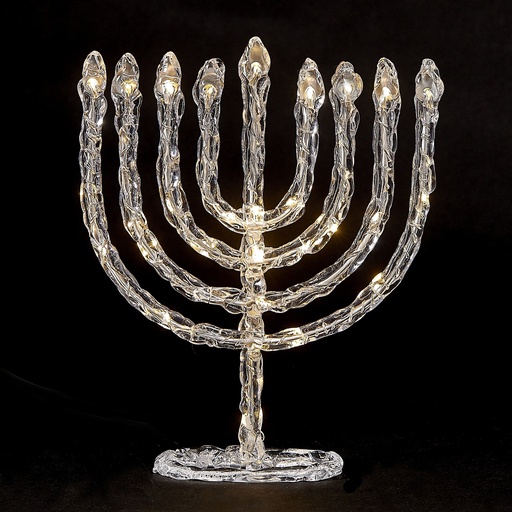 [B-HL-700] LED Twinkling Menorah Decoration