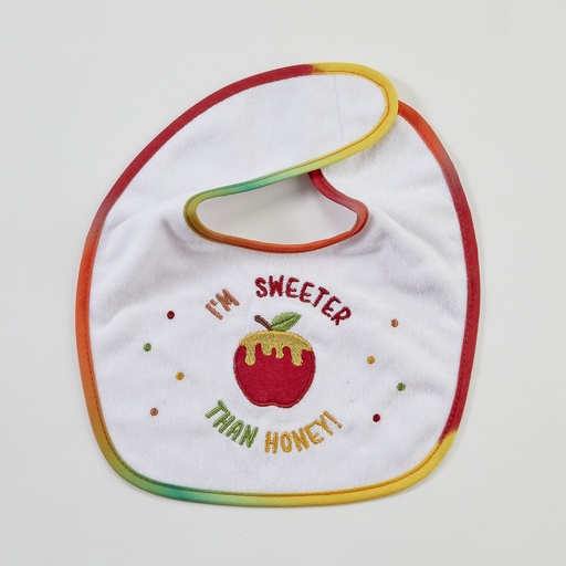 [TXRH-B-1] Embroidered Rosh Hashanah Bib