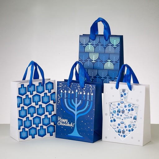 [10522] Set of 4 Chanukah Gift Bags