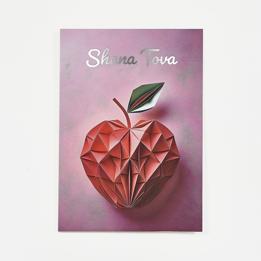 [JP5226] Rosh Hashanah Cards - "Origami Apple" Design